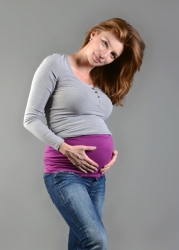 Nice Belly - Těhotenský pás fialový