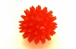 Sanity - Míč ježek s masážními výstupky průměr 5,5 cm, Oranžový v krabičce